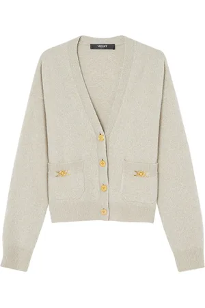 VERSACE Medusa--plaque detailing cardigan