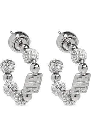Givenchy Crystal-embellished hoop earrings
