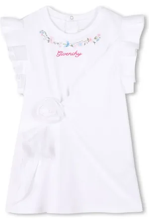 Givenchy Embroidered-logo dress