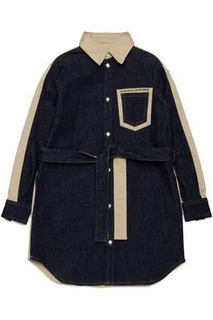 Dsquared2 Panelled denim shirtdress