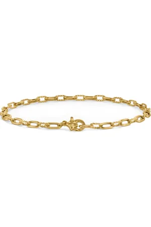 David Yurman 18kt yellow DY Madison chain bracelet (3mm)