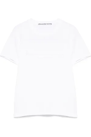 Alexander Wang Logo-embossed T-shirt