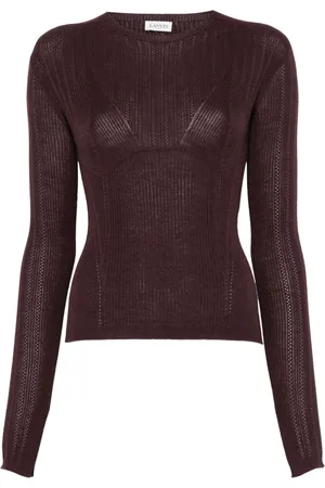 Lanvin Ribbed-knit sweater