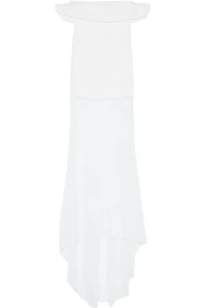 GIUSEPPE DI MORABITO Off-shoulder lace maxi dress