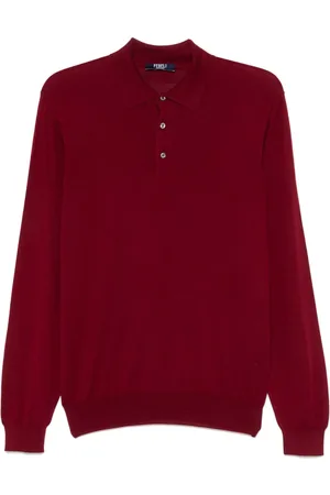 FEDELI Fine-knit polo shirt