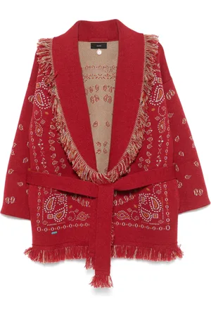 Alanui Bandana-jacquard cardigan