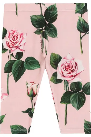 Dolce & Gabbana Rose-print leggings