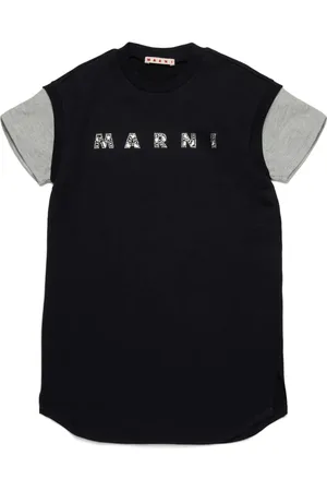Marni Logo-appliqué T-shirt dress