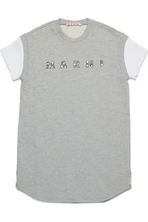 Marni Logo-appliqué T-shirt dress