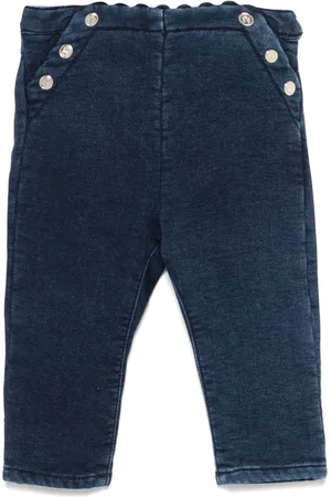 Tartine Et Chocolat Bleach-wash trousers