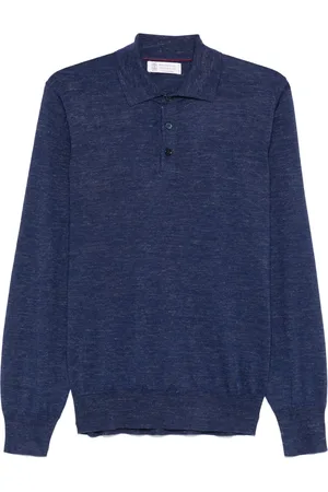 Brunello Cucinelli Fine-knit polo shirt