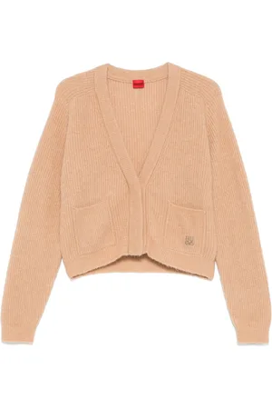 HUGO BOSS Logo-embroidered cardigan