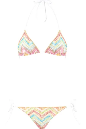 Missoni Zigzag-knit bikini set