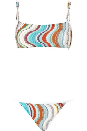 Missoni Zigzag-knit bikini set