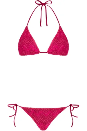 Missoni Zigzag-knit bikini set