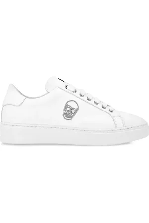 Philipp Plein Lace-up leather trainers