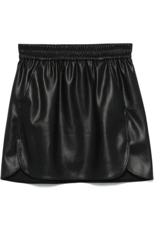 Twin-Set Faux-leather mini skirt
