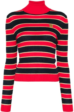 Elisabetta Franchi Striped lurex sweater