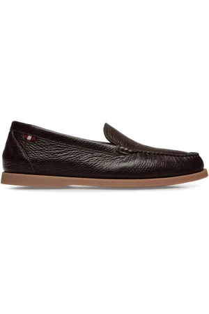 Bally Nelson Loafer in Deer Leather wide foot morphology