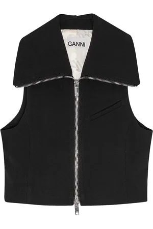 Ganni Sleeveless zipped vest