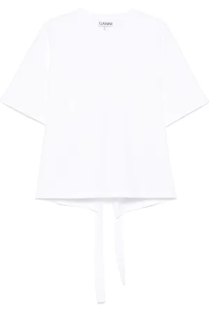 Ganni Tied-up T-shirt