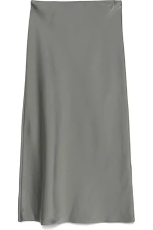Patrizia Pepe Satin midi skirt