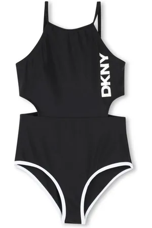 DKNY Logo-print swimsuit