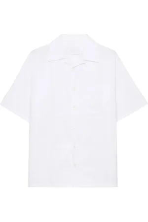 Prada Logo-patch bowling shirt