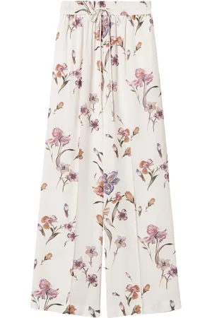 Twin-Set Cr??pe de chine trousers