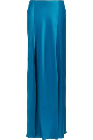 Alberta Ferretti Satin maxi skirt