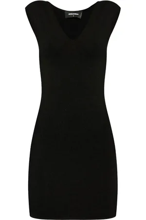 Dsquared2 Logo-plaque mini dress