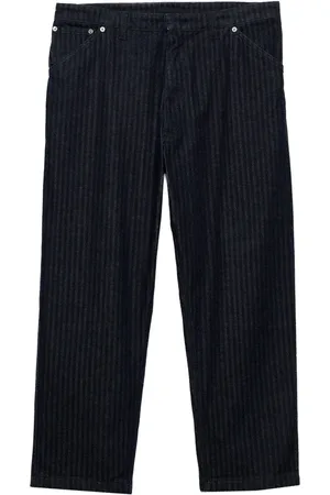 Prada Enamel-triangle logo trousers