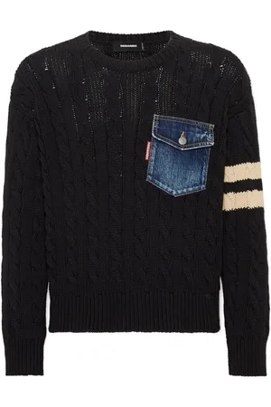 Dsquared2 Pocket cable-knit jumper
