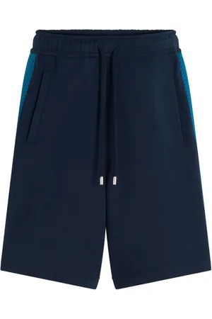Lanvin Curb-stripe track shorts