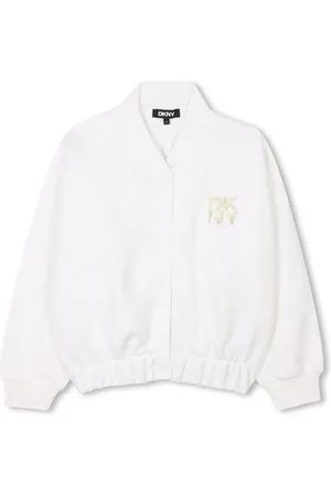 DKNY Logo-print bomber jacket