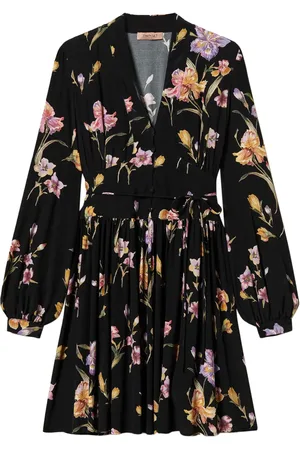Twin-Set Floral-print mini dress