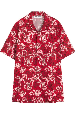 Lanvin Leaf-print shirt