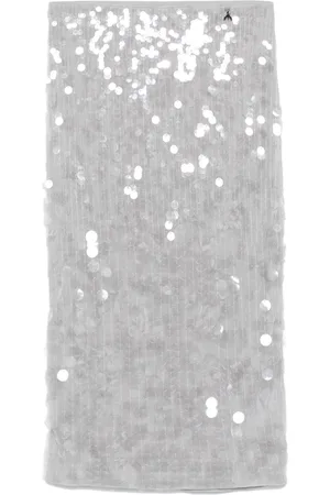 Patrizia Pepe Sequinned midi skirt