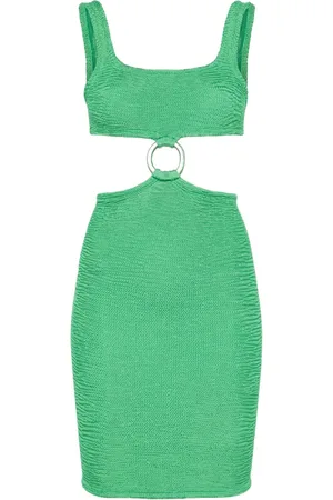 Para Mi Shirred midi dress