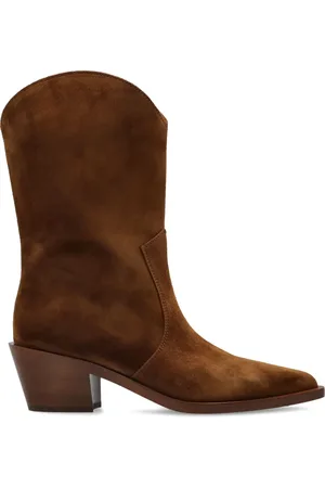 Gianvito Rossi Suede Western boots
