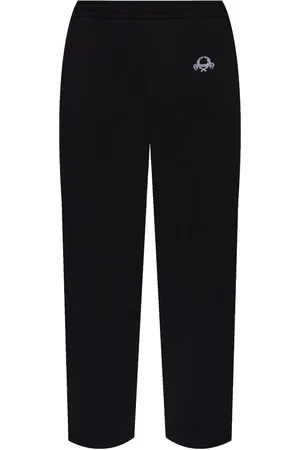 Moschino Logo-embroidered trousers