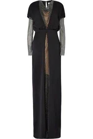 GENNY Mesh-embellished dress