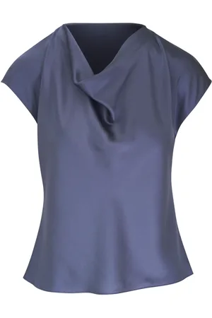 Vince Cowl-neck silk blouse