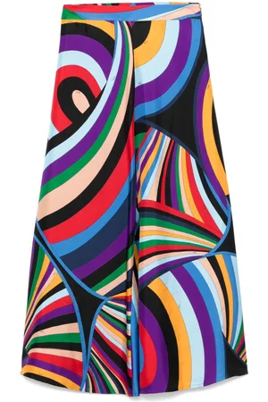 Puccini Iride-print trousers