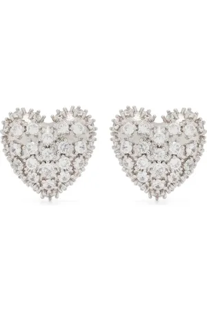 Justine Clenquet Heart earrings