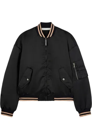 Palm Angels Curved logo bomber jacket