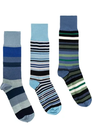 Paul Smith Three-pack striped socks