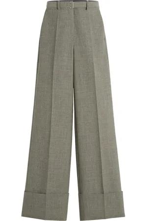 Lanvin Wide-leg wool trousers