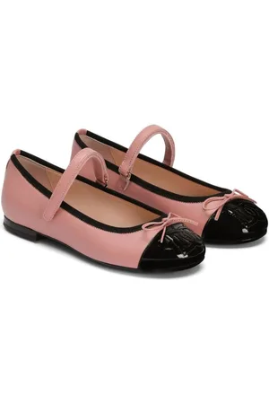 Dolce & Gabbana Logo-embossed ballet flats