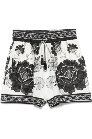 Farm Rio Floral-print shorts